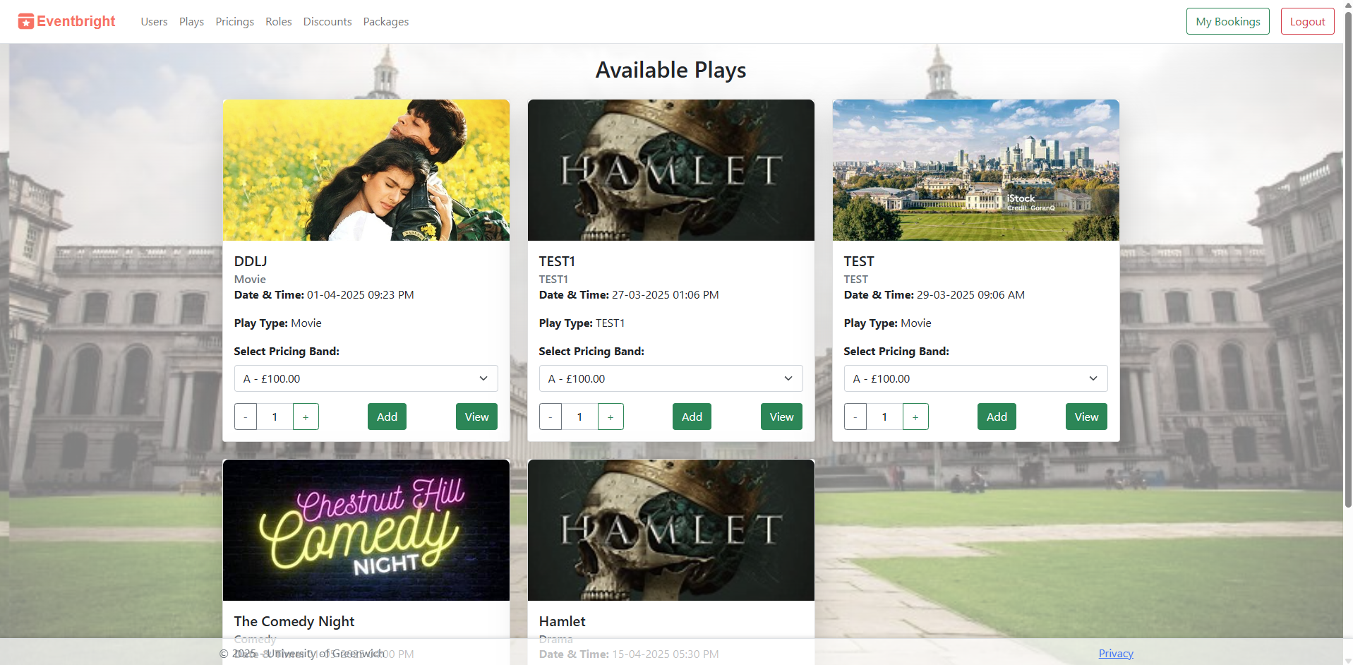 Online Booking System